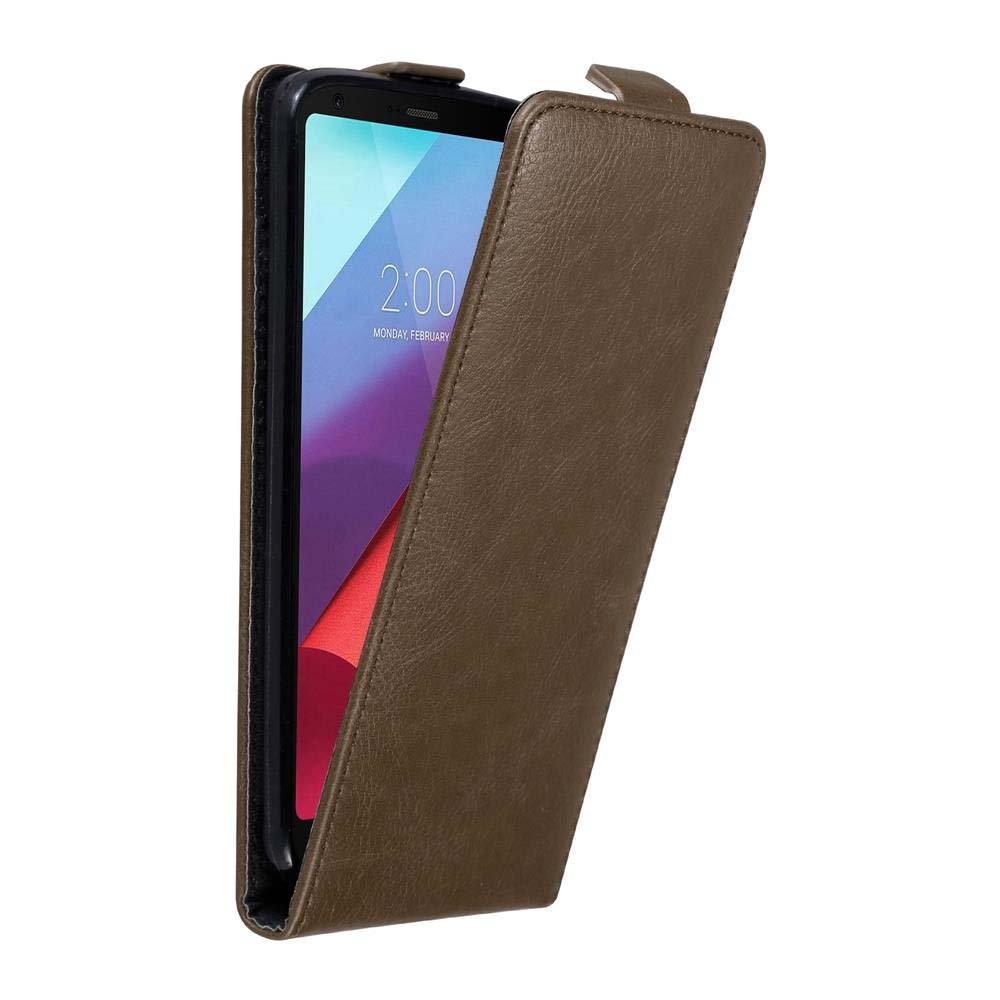 Pokrowiec Do LG G6 w Etui BRĄZOWA KAWA  Flip Case Cover Obudowa Ochronny Cadorabo