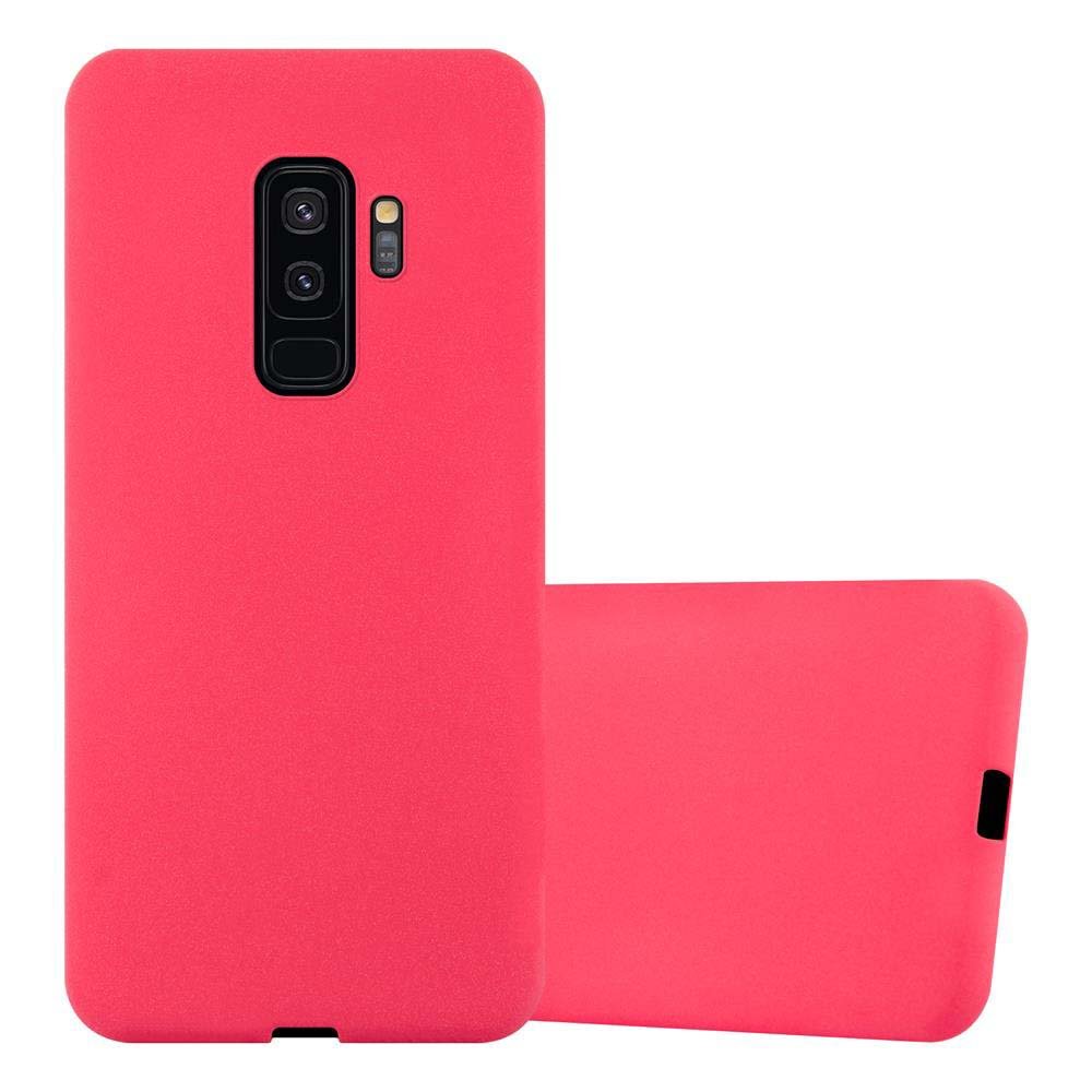 Etui Pokrowiec Do Samsung Galaxy S9 PLUS Obudowa w FROST CZERWONY TPU Silikon Case Cover Ochronny Plecki Cadorabo