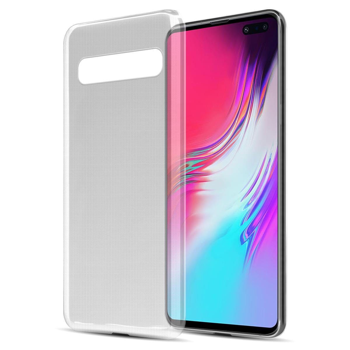 Etui Do Samsung Galaxy S10 5G Pokrowiec w W PEŁNI PRZEZROCZYSTY Obudowa Ochronny TPU Silikon Case Cover Cadorabo