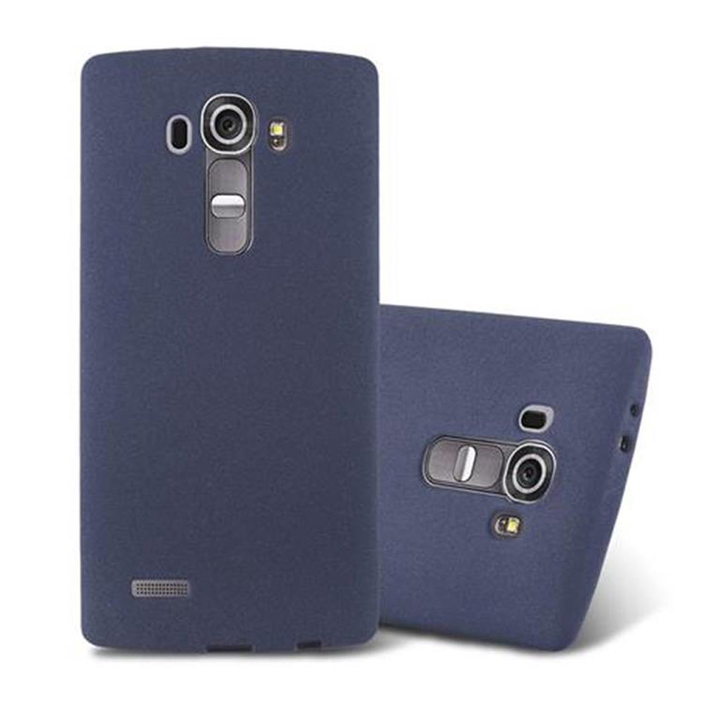 Cadorabo LG G4 silikonowe etui firmy cadorabo  Frosted (Maximum Grip) Matt Ultra cienkie Slim wzór TPU etui ochronne etui  pokrowiec bumper Back Case Cover, LG G4