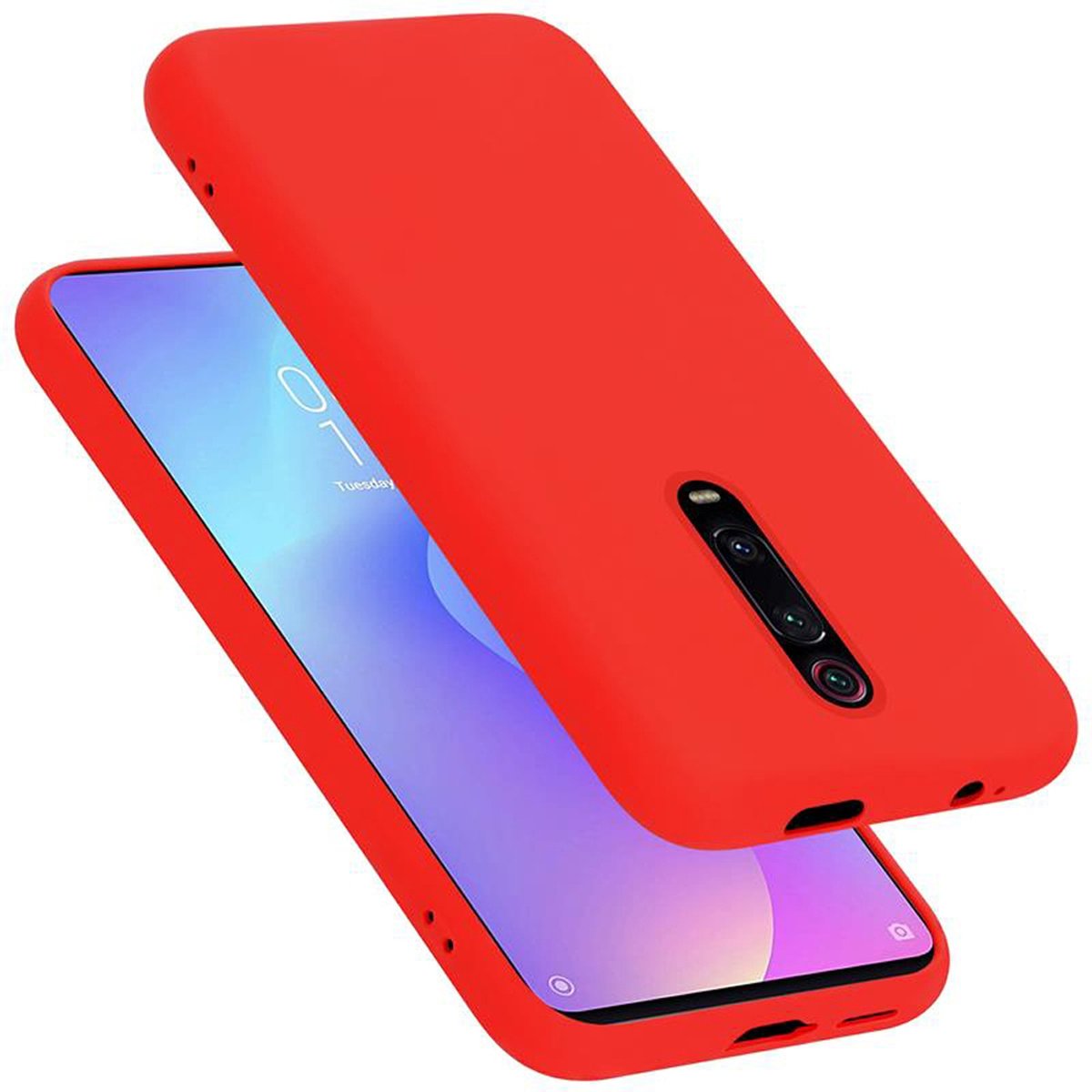 Pokrowiec Do Xiaomi Mi 9T / Mi 9T PRO / RedMi K20 / RedMi K20 PRO Etui w LIQUID CZERWONY TPU Silikon Case Cover Obudowa Ochronny Cadorabo