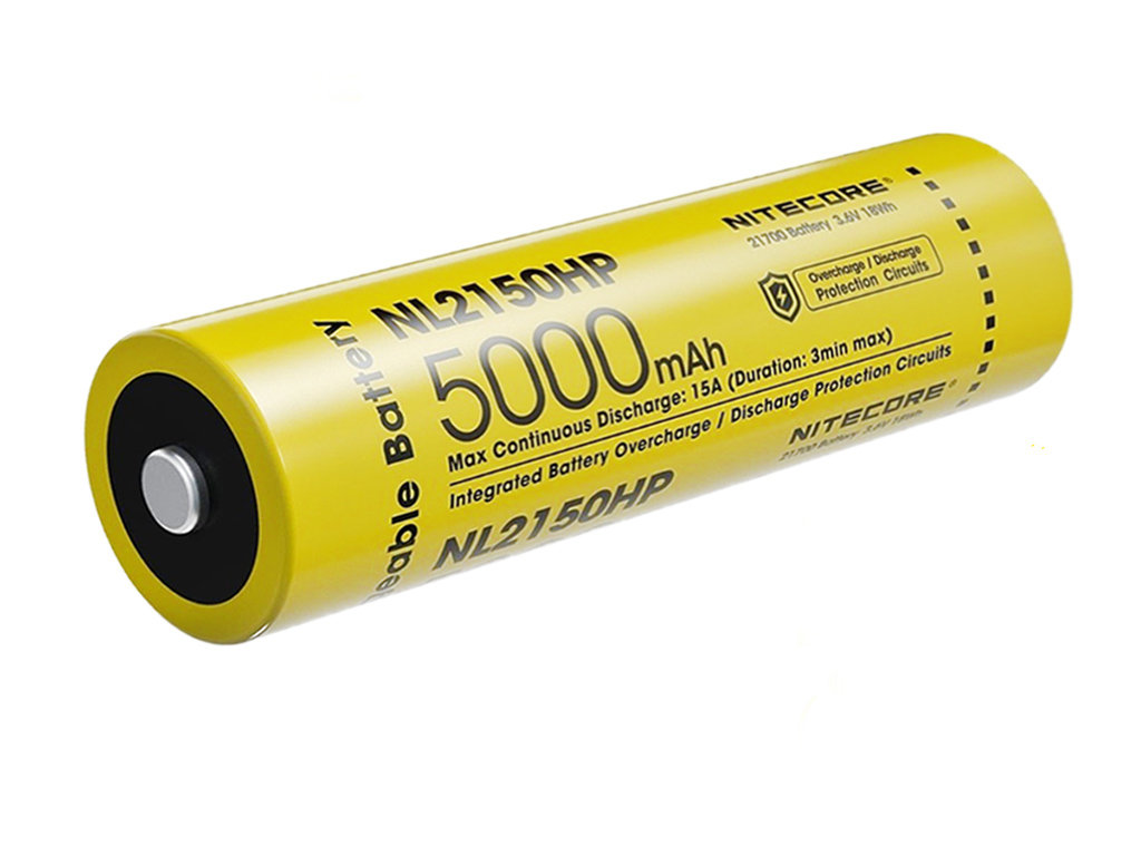 Nitecore 21700 - 5000mAh 3,6V - 3,7V NL2150HP Li-ion
