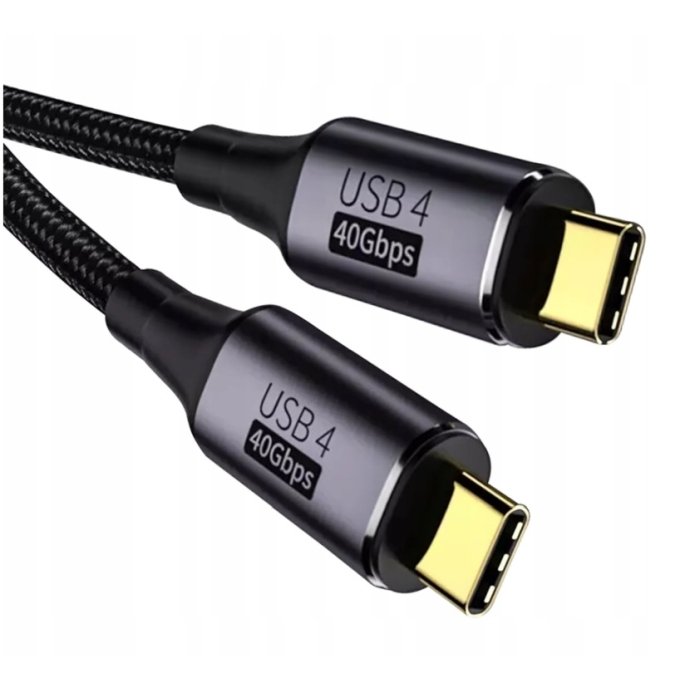 Kabel Usb 4.0 Usb-C 40Gbps Thunderbolt 8K - 0.5M