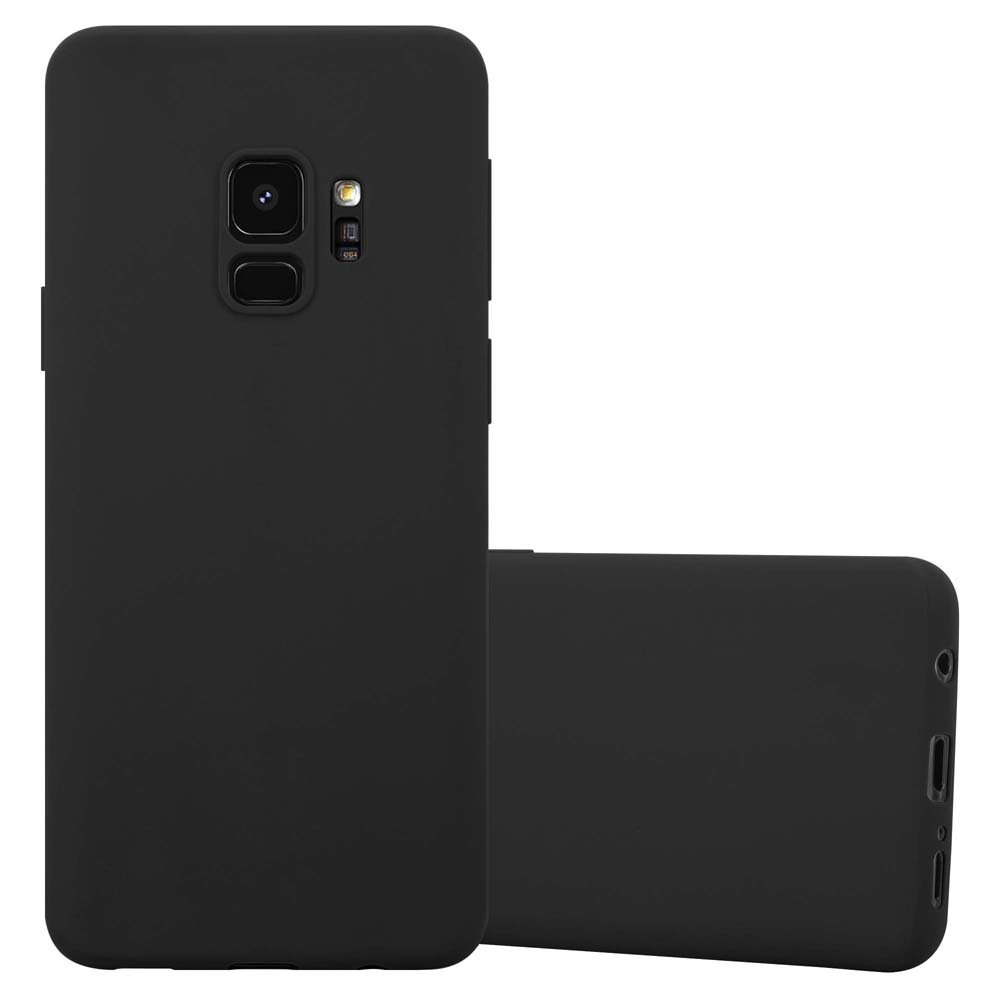 Pokrowiec Do Samsung Galaxy S9 Etui w CANDY CZARNY TPU Silikon Obudowa Case Cover Ochronny Plecki Cadorabo