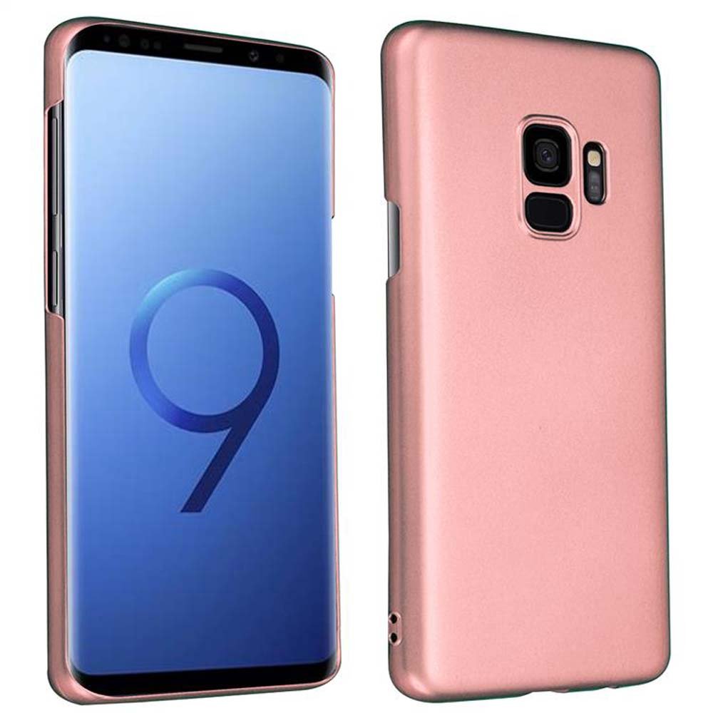 Pokrowiec Do Samsung Galaxy S9 Etui w METAL RÓŻOWE ZŁOTO Hard Case Cover Obudowa Ochronny Cadorabo