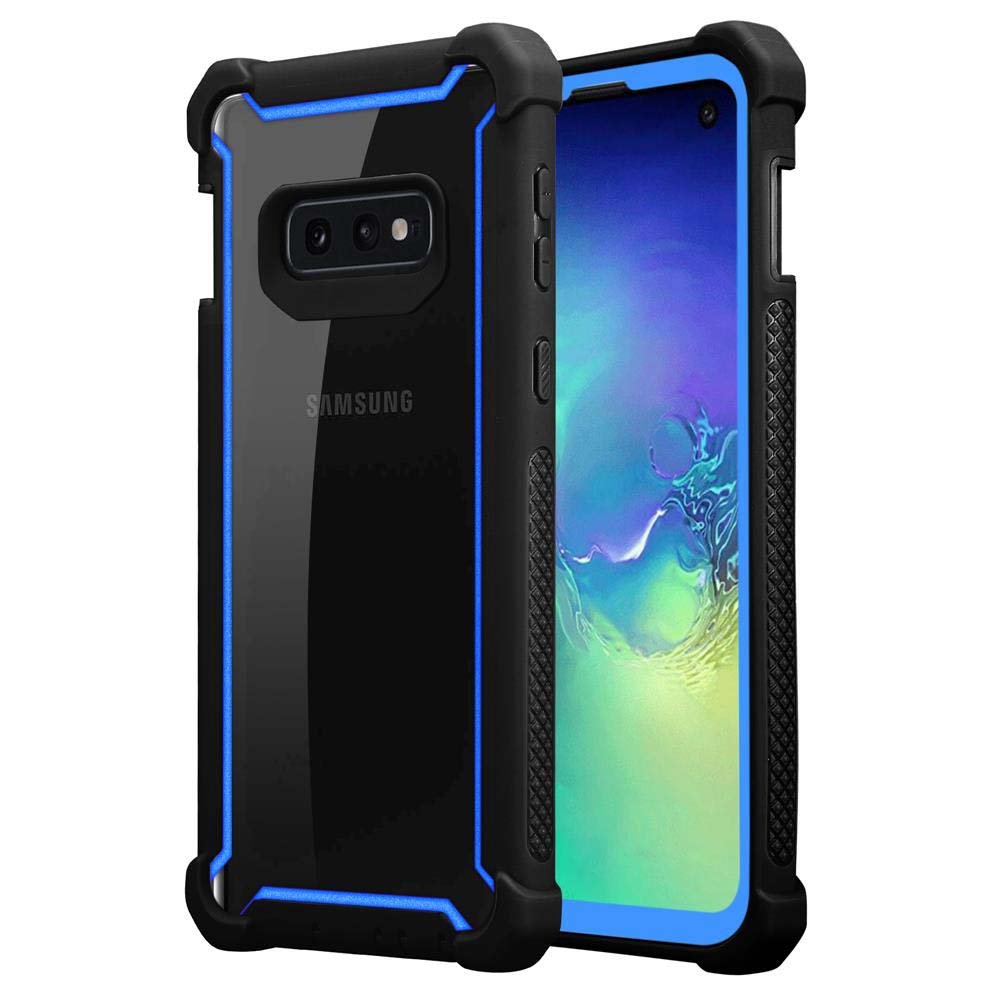 Etui Do Samsung Galaxy S10e Pokrowiec w NIEBIESKO CZARNY Hard Case Cover Obudowa Ochronny Cadorabo