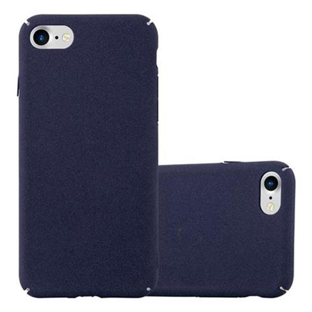Cadorabo Etui Apple iPhone 8/7/7S Hard-Case firmy cadorabo  Frosted (Maximum Grip) Matt etui ultra cienkie Slim Design etui osłona  pokrowiec telefon komórkowy Bumper Back Case Cover DE-109369