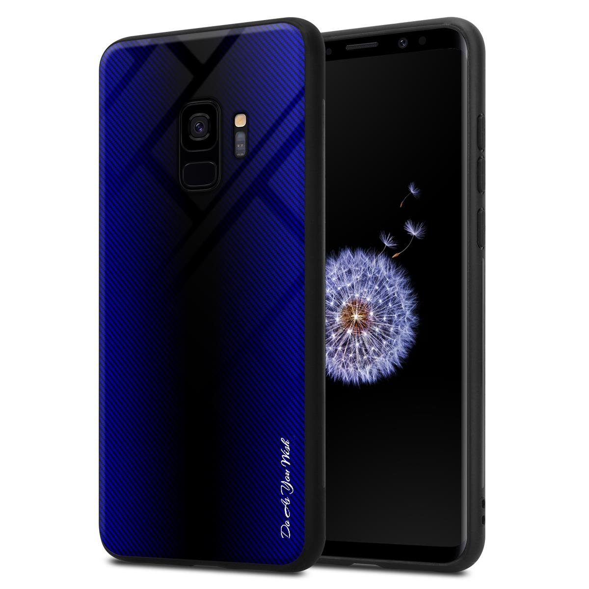 Pokrowiec Do Samsung Galaxy S9 w KOBALTOWY FIOLET TPU Etui Ochronny Case Cover Obduowa Silikon Cadorabo