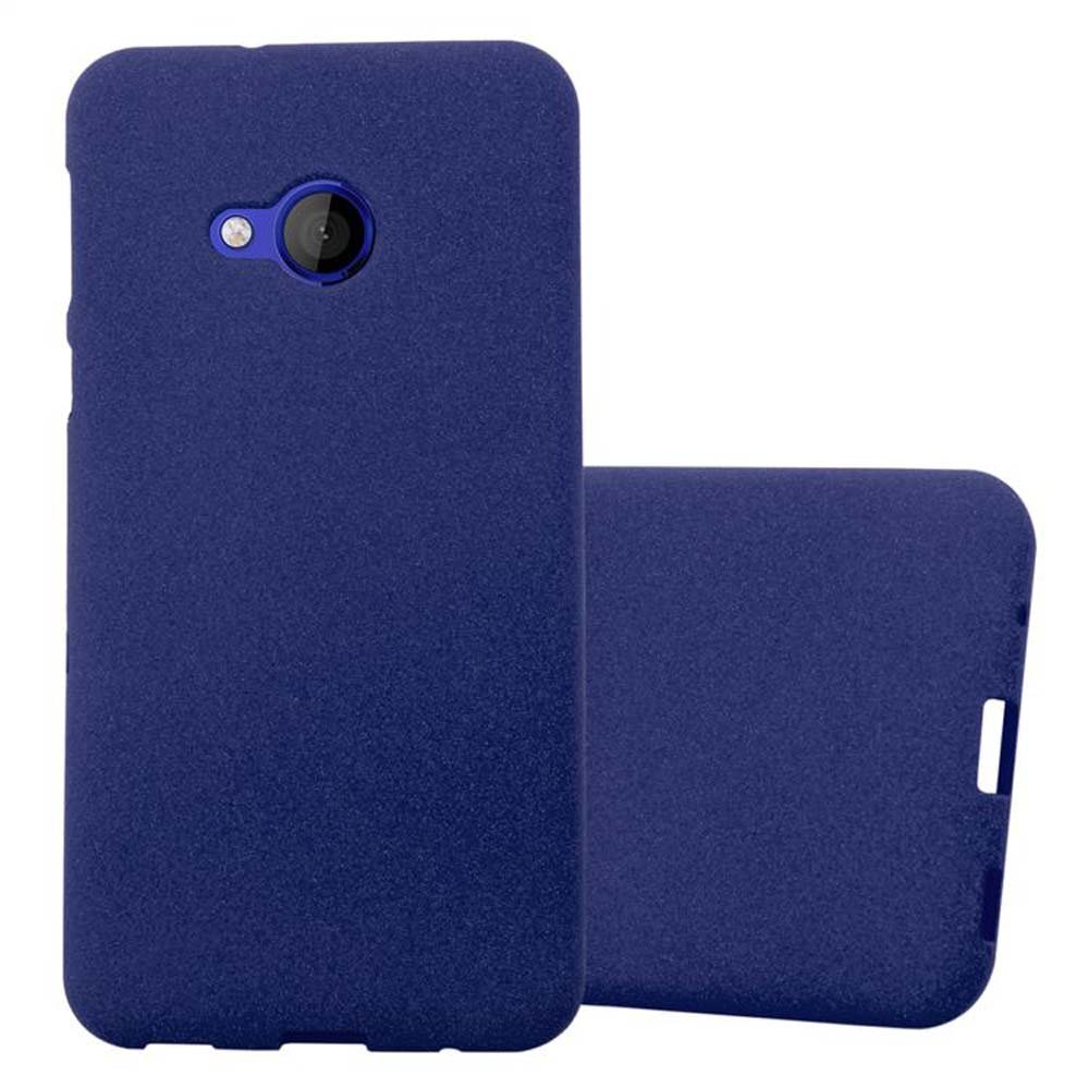 Cadorabo HTC u Play silikonowe etui firmy cadorabo  Frosted (Maximum Grip) Matte Ultra cienkie Slim wzór TPU etui ochronne  etui na telefon komórkowy Bumper Back Case Cover DE-116197