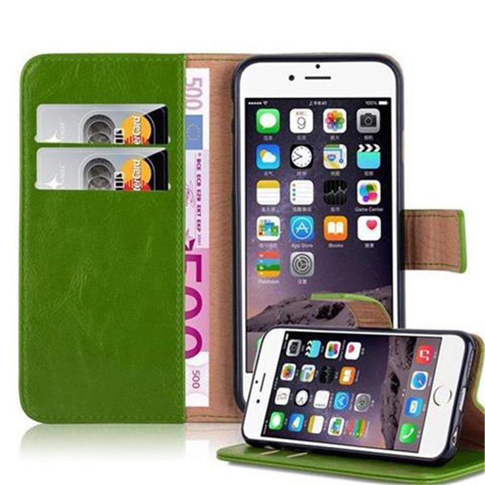 Luxury cador Abo Book Style etui pasuje do Apple iPhone 6/6S < > Case Cover pokrowiec ochronny etui z funkcją stojaka i kieszeń na kartę DE-106910