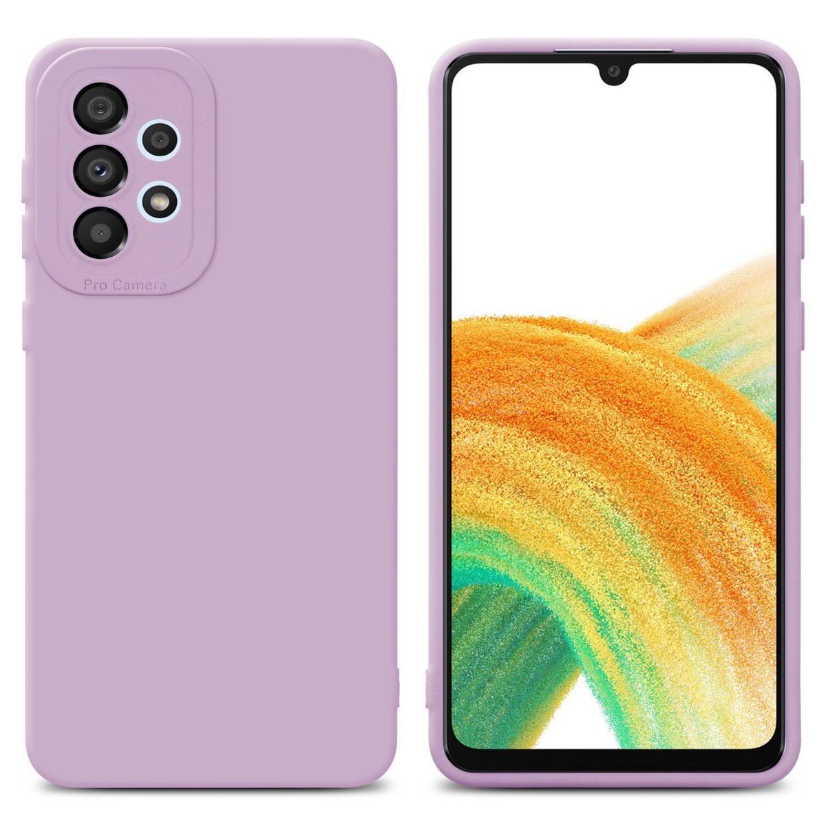 Pokrowiec Etui Do Samsung Galaxy A72 4G / 5G w FLUID KREM TPU Silikonowe Obudowa Ochronny Case Cover Cadorabo