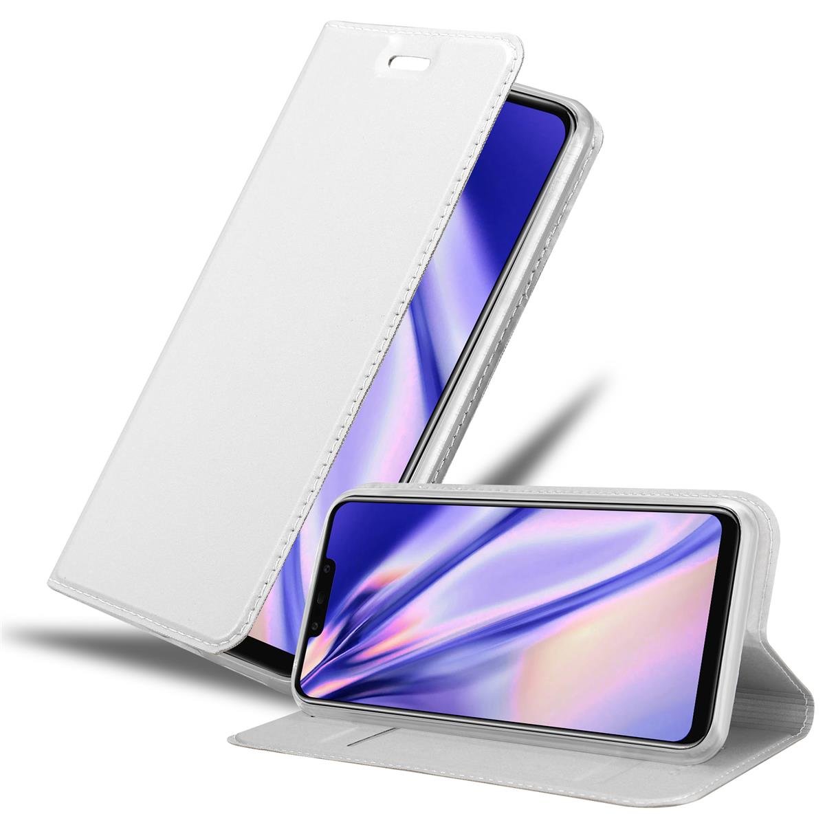 Pokrowiec Ochronny Do Huawei MATE 20 LITE Etui w CLASSY SREBRNY Case Obudowa Ochronny Cover Cadorabo