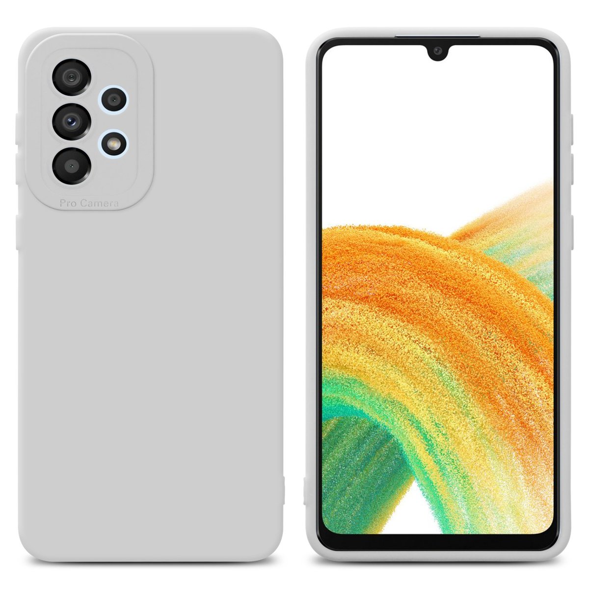 Pokrowiec Etui Do Samsung Galaxy A72 4G / 5G w FLUID BIL TPU Silikonowe Obudowa Ochronny Case Cover Cadorabo