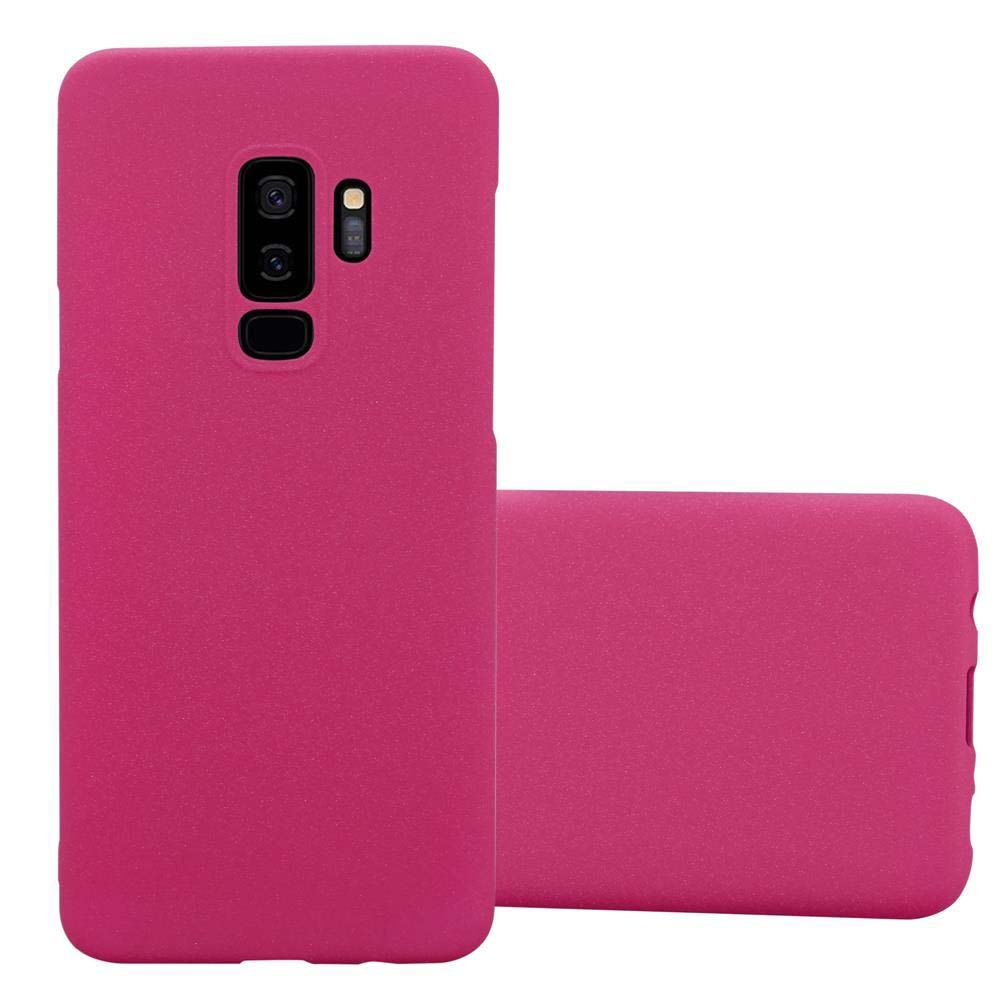 Pokrowiec Etui Do Samsung Galaxy S9 PLUS w FROSTY RÓŻOWY Pokrowiec Ochronny Obudowa Hard Case Cover Cadorabo