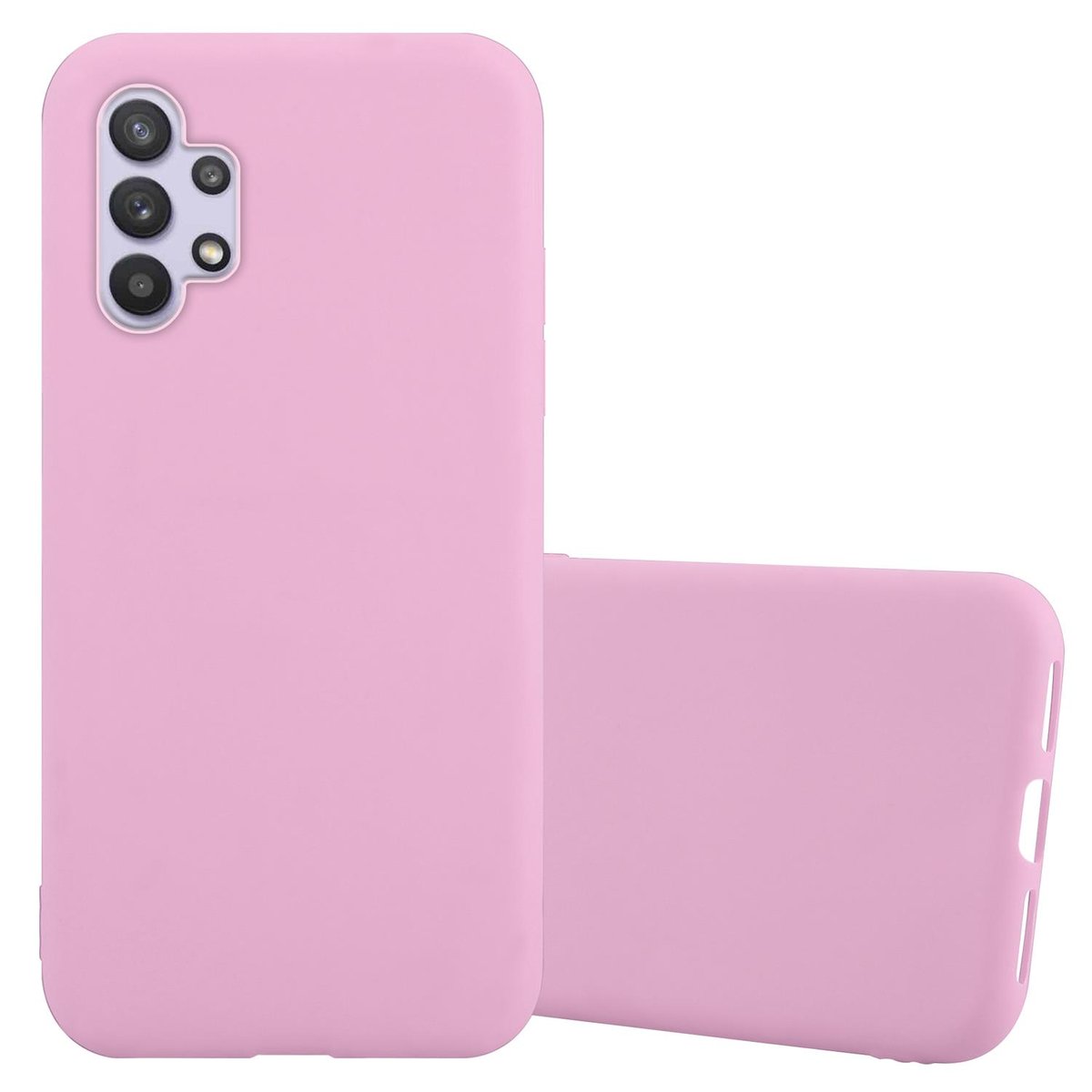 Pokrowiec Do Samsung Galaxy A32 5G Etui w CANDY RÓŻOWY TPU Silikon Obudowa Case Cover Ochronny Plecki Cadorabo