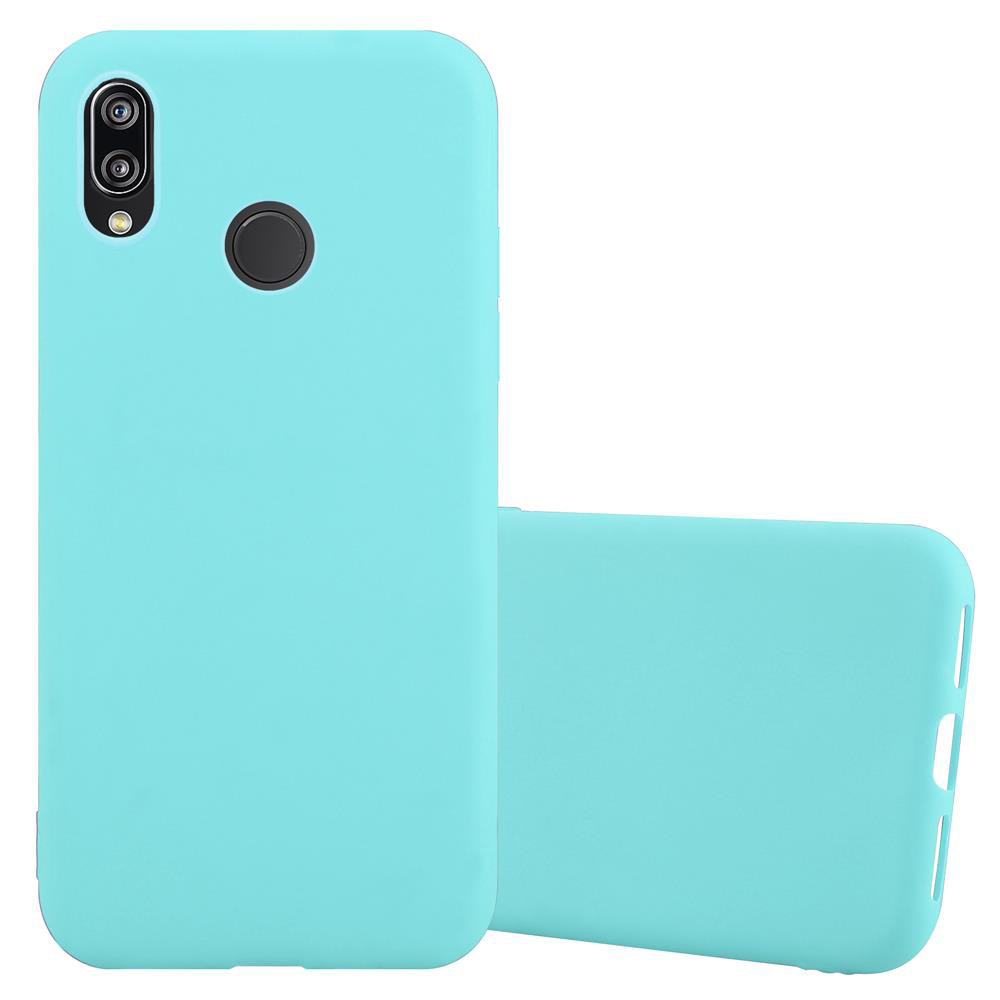 Pokrowiec Do Huawei P20 LITE 2018 / NOVA 3E Etui w CANDY NIEBIESKI TPU Silikon Obudowa Case Cover Ochronny Plecki Cadorabo