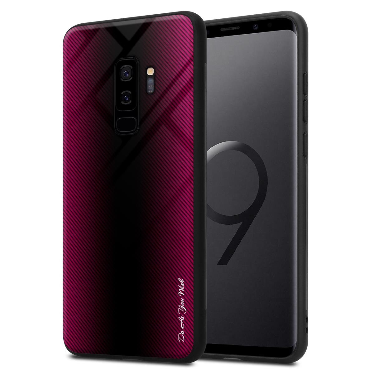 Pokrowiec Do Samsung Galaxy S9 PLUS w FIOLETOWO RÓŻOWY TPU Etui Ochronny Case Cover Obduowa Silikon Cadorabo