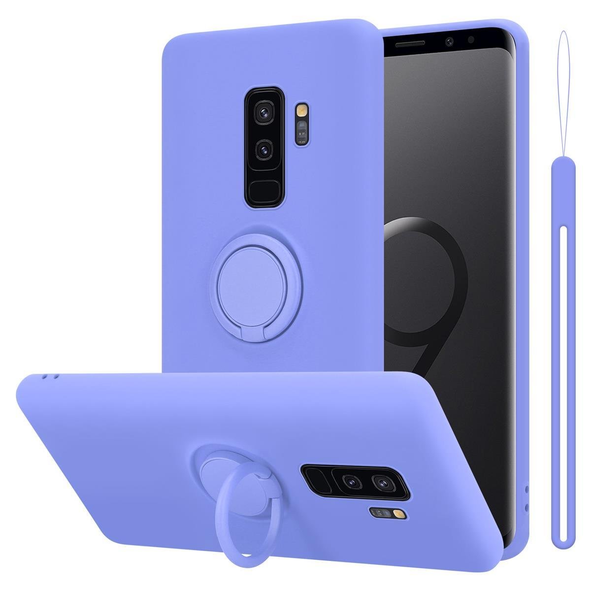Pokrowiec Do Samsung Galaxy S9 PLUS w LIQUID JASNY FIOLET Etui TPU Obudowa Ochronny Case Cover Plecki Cadorabo