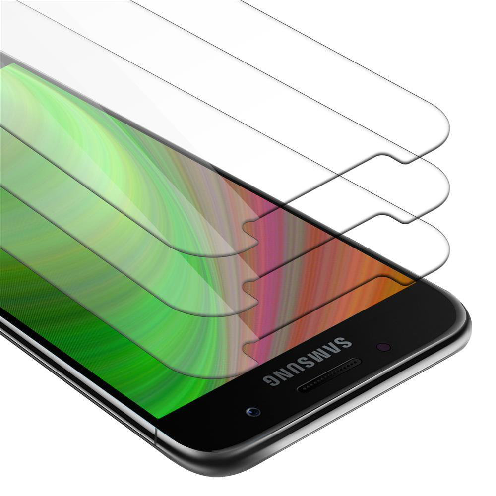 3x Szkło Hartowane Do Samsung Galaxy A7 2017 w KRYSTALICZNIE CZYSTE Folia pancerna Ochronny Tempered Glass Cadorabo