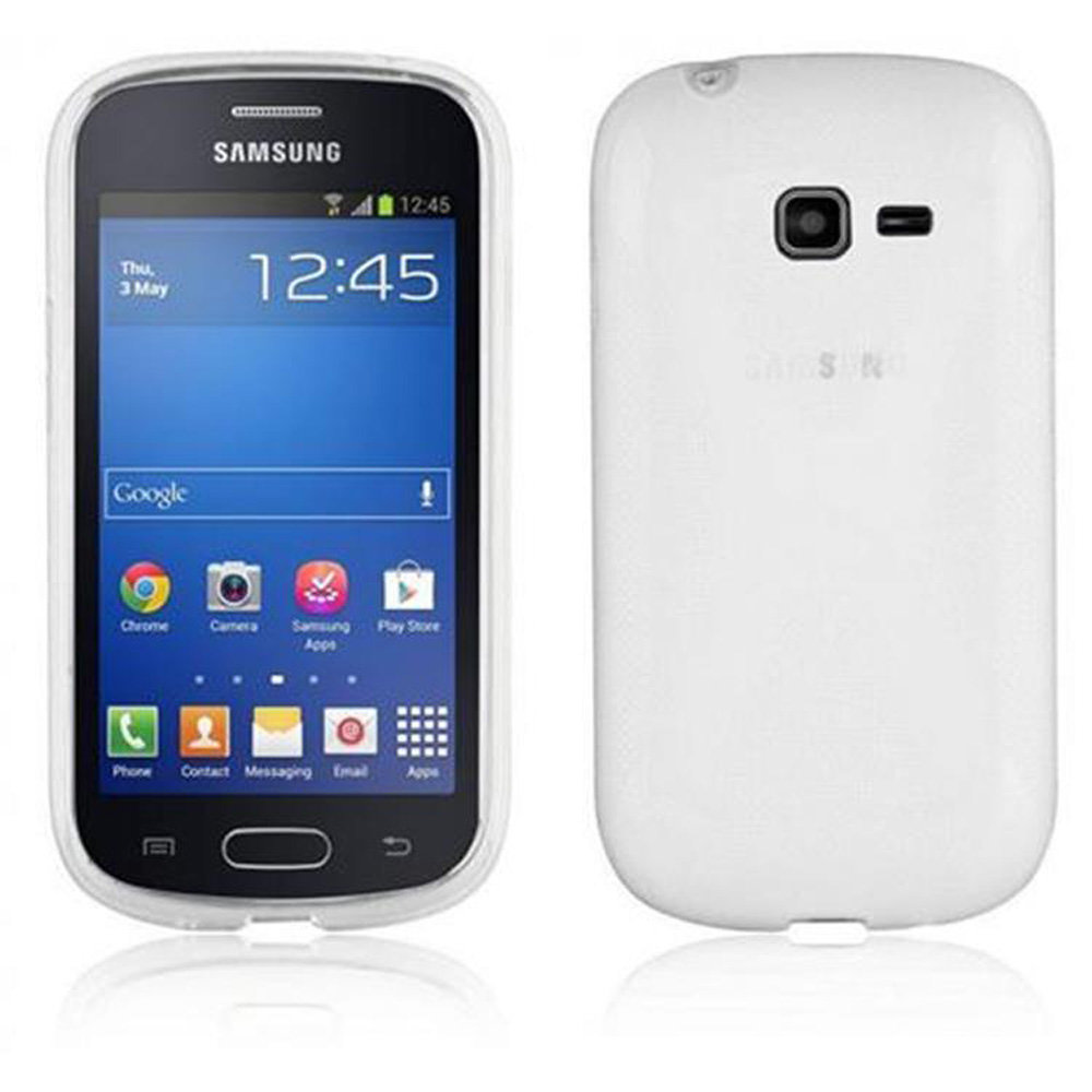 Pokrowiec Do Samsung Galaxy TREND LITE Pokrowiec Ochronny w BIAŁY MAGNEZOWY Etui Obudowa Case Cover Plecki TPU Cadorabo