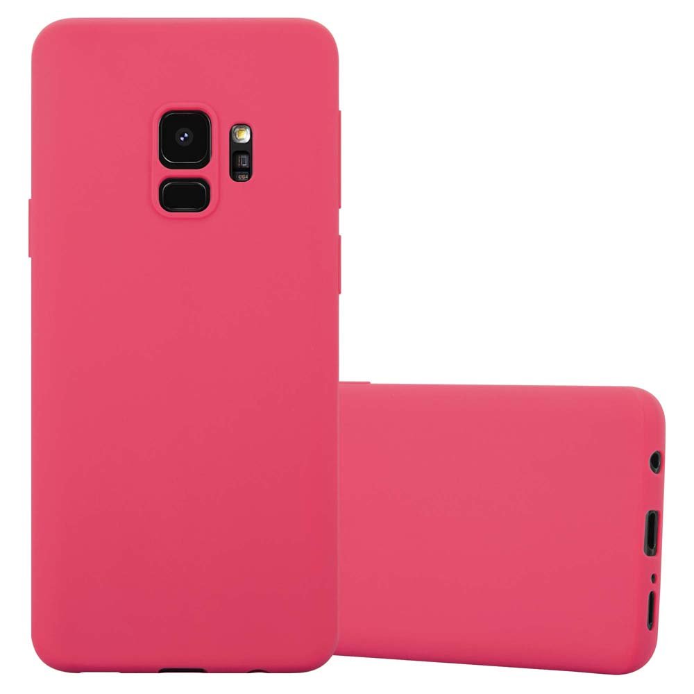 Pokrowiec Do Samsung Galaxy S9 Etui w CANDY CZERWONY TPU Silikon Obudowa Case Cover Ochronny Plecki Cadorabo