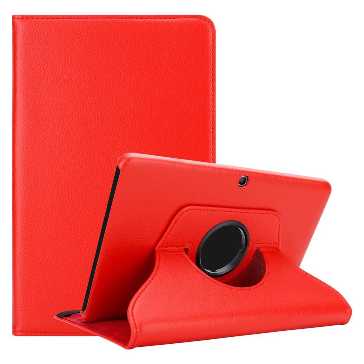 Etui Do Samsung Galaxy Tab 4 (10.1 cala) w Pokrowiec CZERWONY MAK Obudowa Case Cover Ochronny Portfel Cadorabo