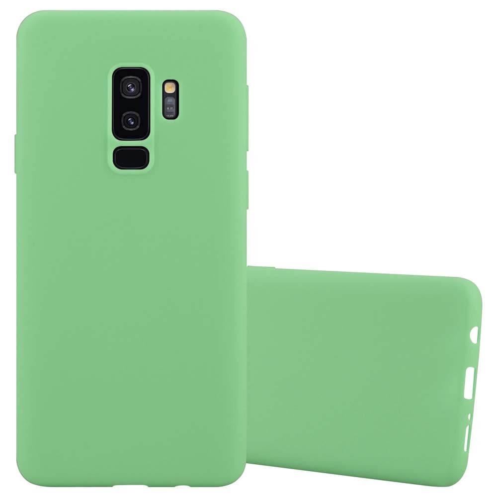 Pokrowiec Do Samsung Galaxy S9 PLUS Etui w CANDY PASTELOWY ZIELONY TPU Silikon Obudowa Case Cover Ochronny Plecki Cadorabo