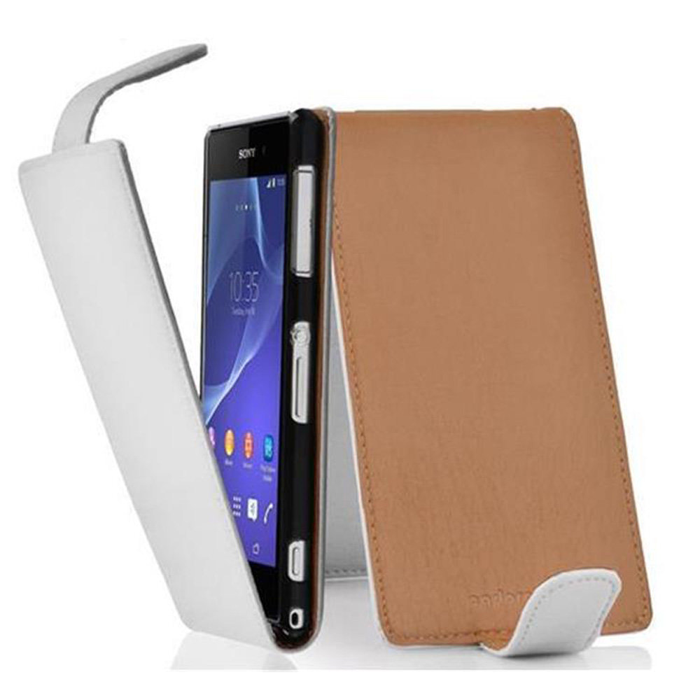 Cadorabo cador Abo  Flip Style etui do Sony Xperia Z2  Case Cover pokrowiec ochronny etui torba, Sony Xperia Z2 DE-101663