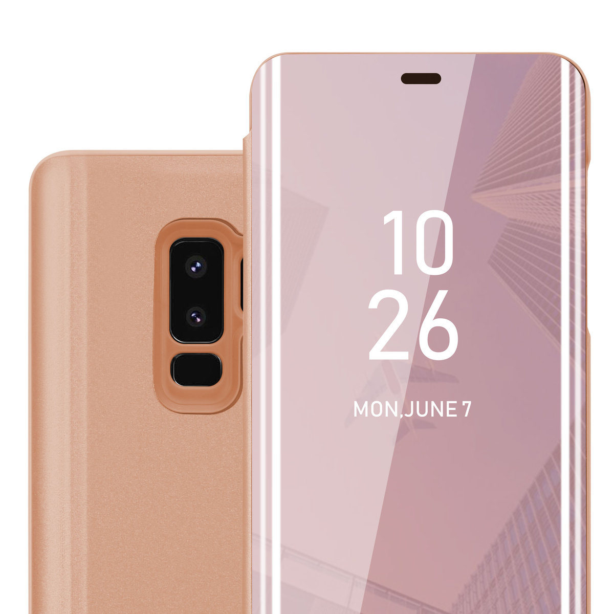Pokrowiec Do Samsung Galaxy S9 PLUS w Etui RÓŻOWY KUNZYT  Case Cover Obudowa Ochronny Cadorabo