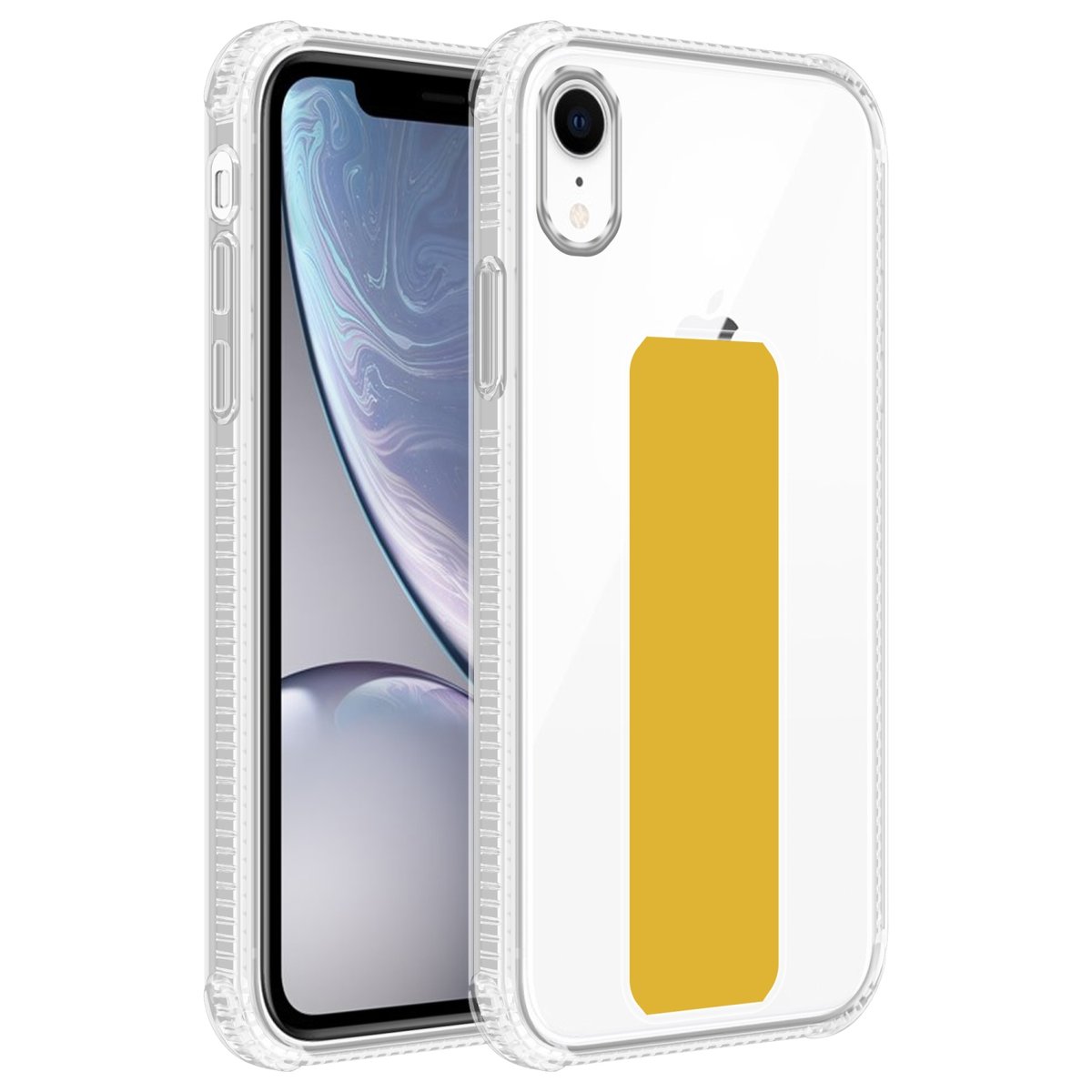 Pokrowiec Do Apple iPhone XR w ŻÓŁTY Etui z uchwytem Obudowa Case Cover Cadorabo