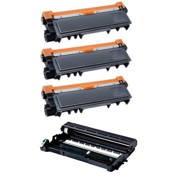 Zestaw Bęben DR2300 + 3x Toner Do Brother TN2320