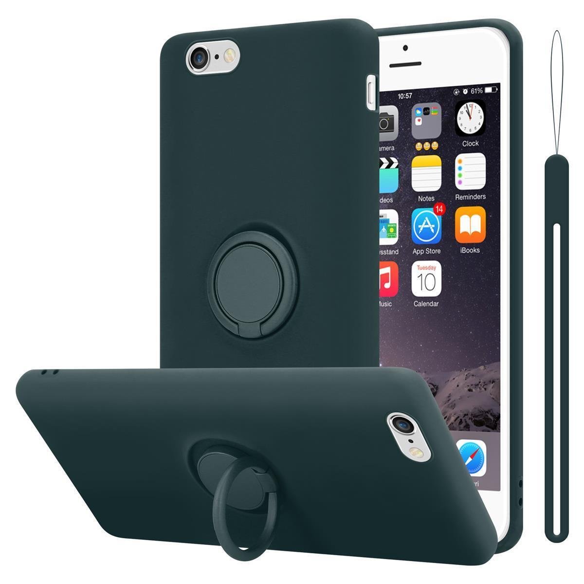Pokrowiec Do Apple iPhone 6 / 6S w LIQUID ZIELONY Etui TPU Obudowa Ochronny Case Cover Plecki Cadorabo