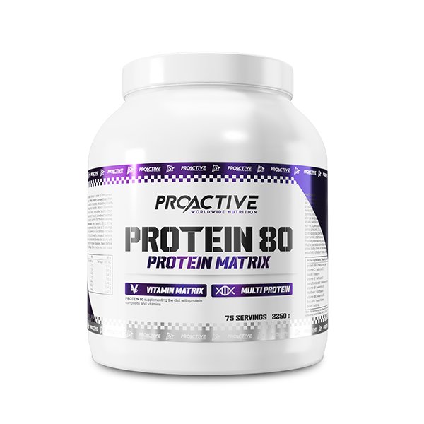 BIAŁKO ODŻYWKA BIAŁKOWA ProActive Protein 80 - 2250g Latte