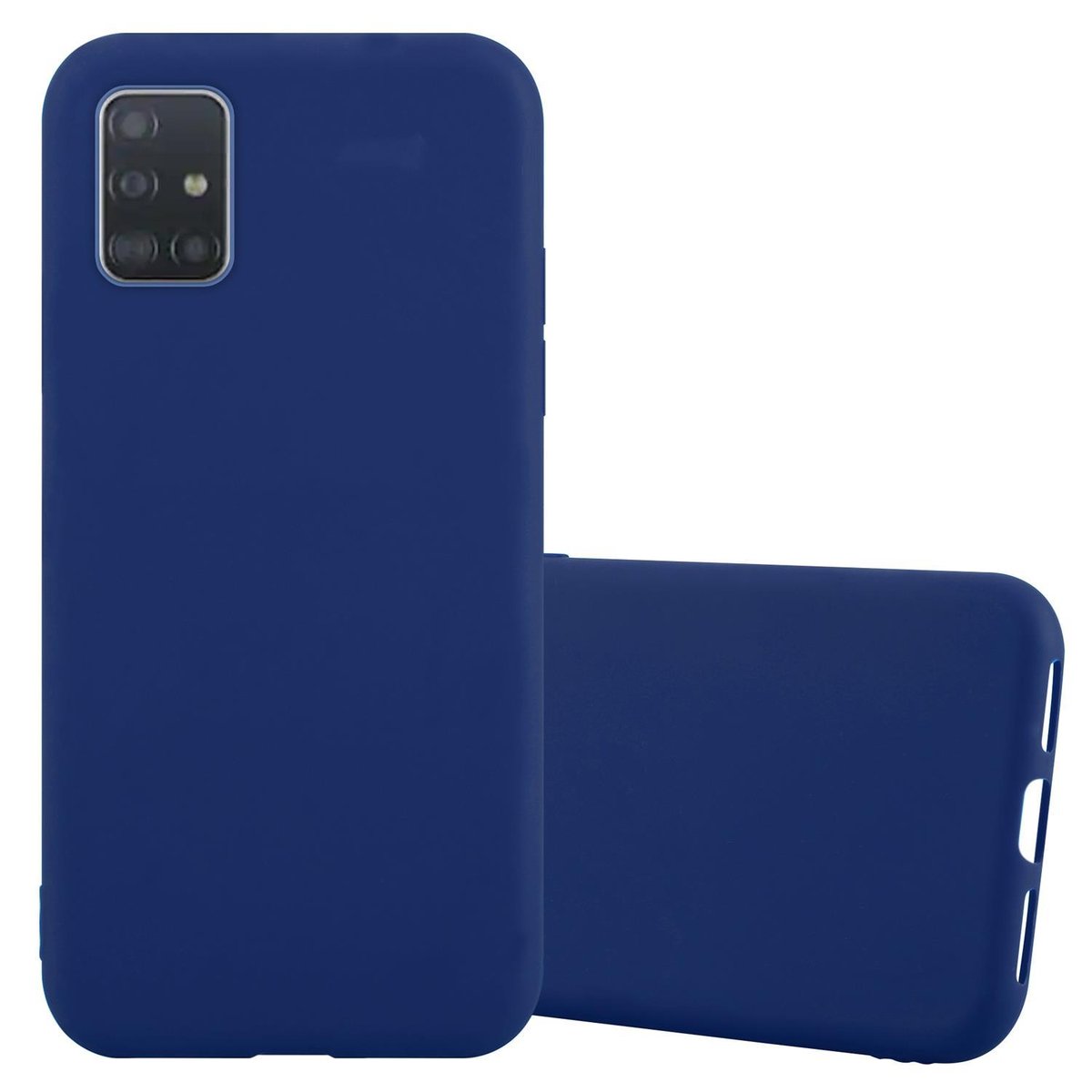 Pokrowiec Do Samsung Galaxy A72 4G / 5G Etui w CANDY CIEMNY NIEBIESKI TPU Silikon Obudowa Case Cover Ochronny Plecki Cadorabo