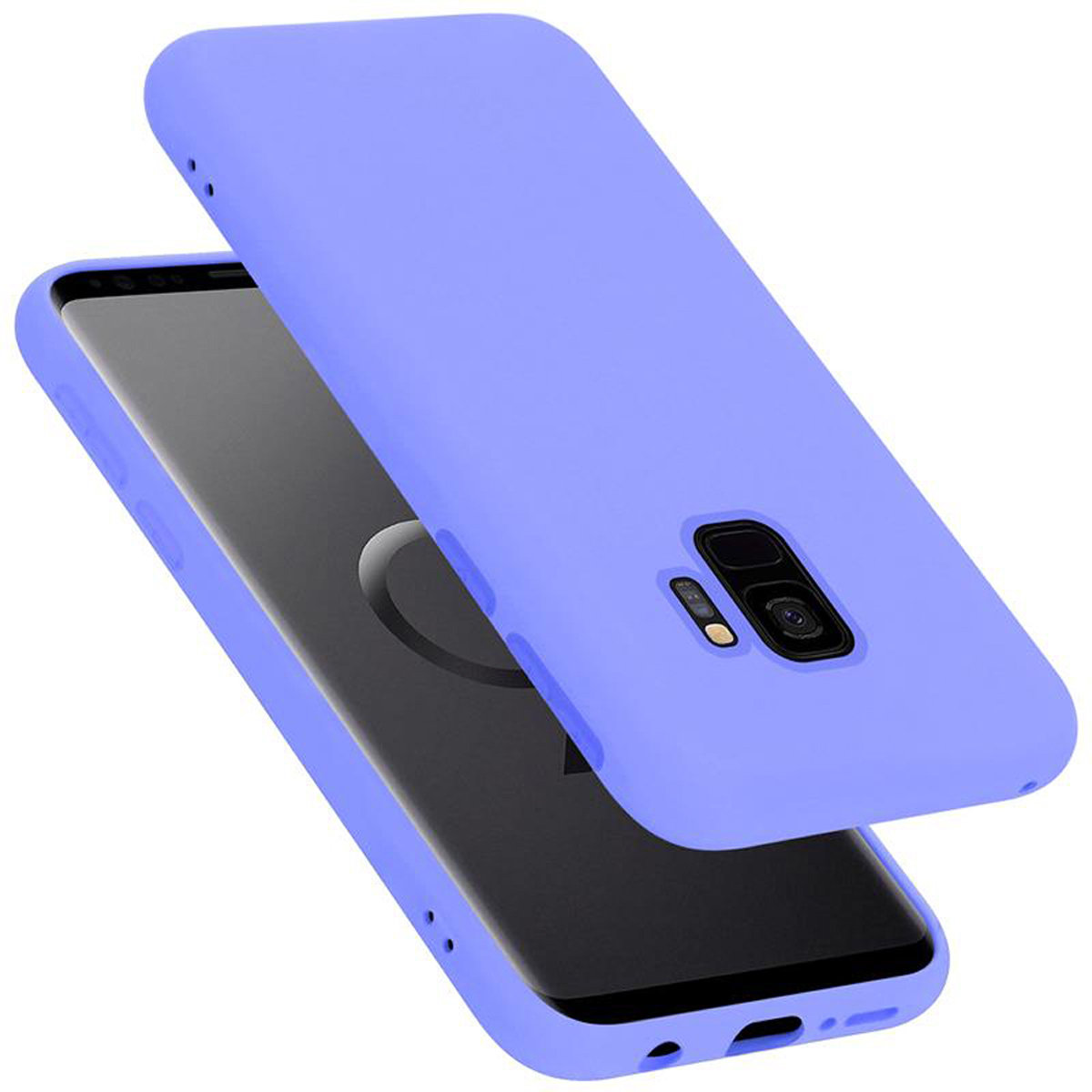 Pokrowiec Do Samsung Galaxy S9 Etui w LIQUID JASNY FIOLET TPU Silikon Case Cover Obudowa Ochronny Cadorabo