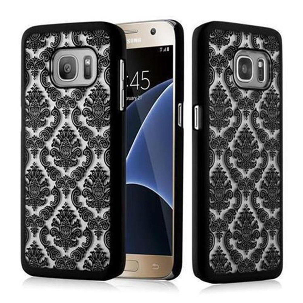 Pokrowiec Do Samsung Galaxy S7 Etui w CZARNY Pokrowiec Ochronny Obudowa Case Cover Cadorabo