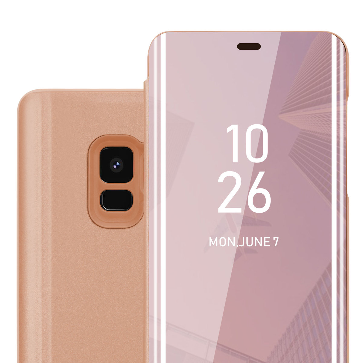 Pokrowiec Do Samsung Galaxy S9 w Etui RÓŻOWY KUNZYT  Case Cover Obudowa Ochronny Cadorabo