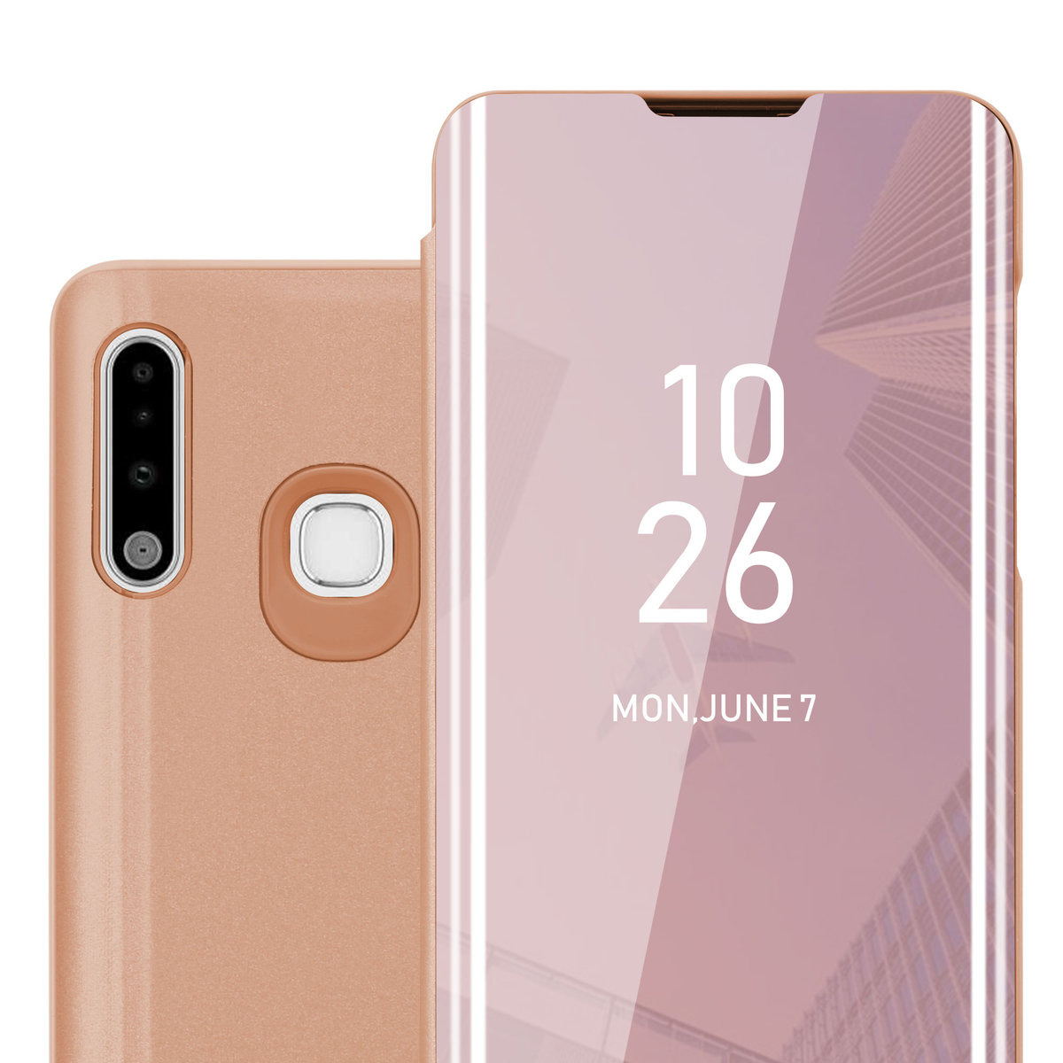 Pokrowiec Do Samsung Galaxy A70e w Etui RÓŻOWY KUNZYT  Case Cover Obudowa Ochronny Cadorabo