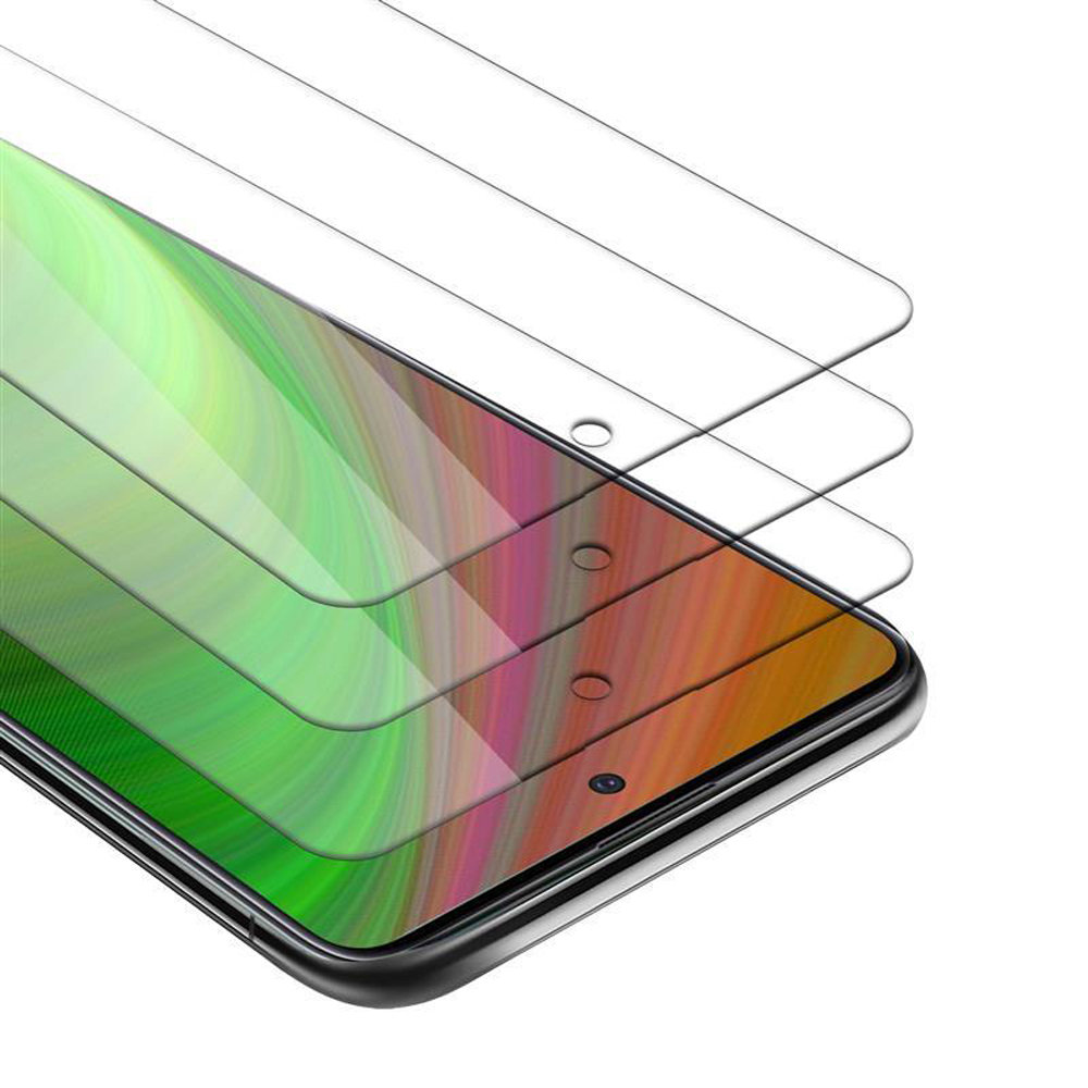 3x Szkło Hartowane Do Samsung Galaxy A71 5G w KRYSTALICZNIE CZYSTE Folia pancerna Ochronny Tempered Glass Cadorabo