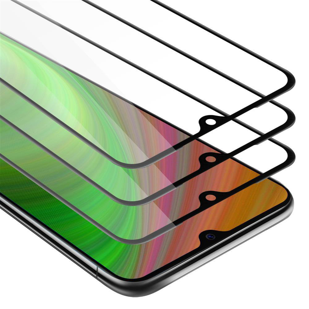 3x Szkło Hartowane Do Xiaomi Mi 9 Folia pancerna Ochronny w PRZEZROCZYSTY Z CZARNYM Tempered Glass Cadorabo