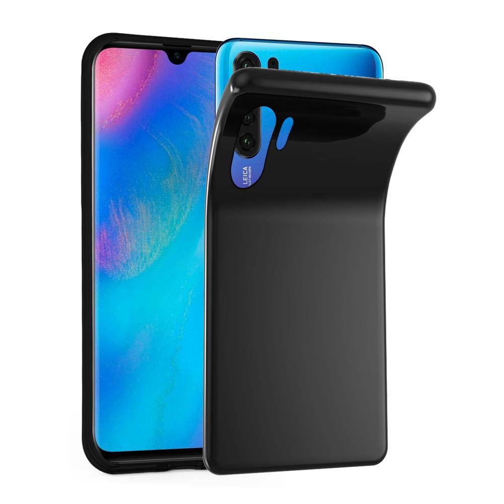 Etui Do Huawei P30 PRO Pokrowiec w CZARNY Obudowa Ochronny TPU Silikon Case Cover Cadorabo