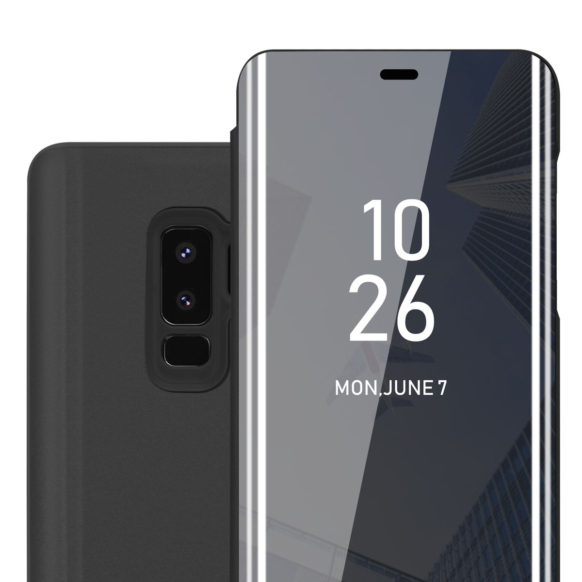 Pokrowiec Do Samsung Galaxy S9 PLUS w Etui CZARNY TURMALIN Case Cover Obudowa Ochronny Cadorabo
