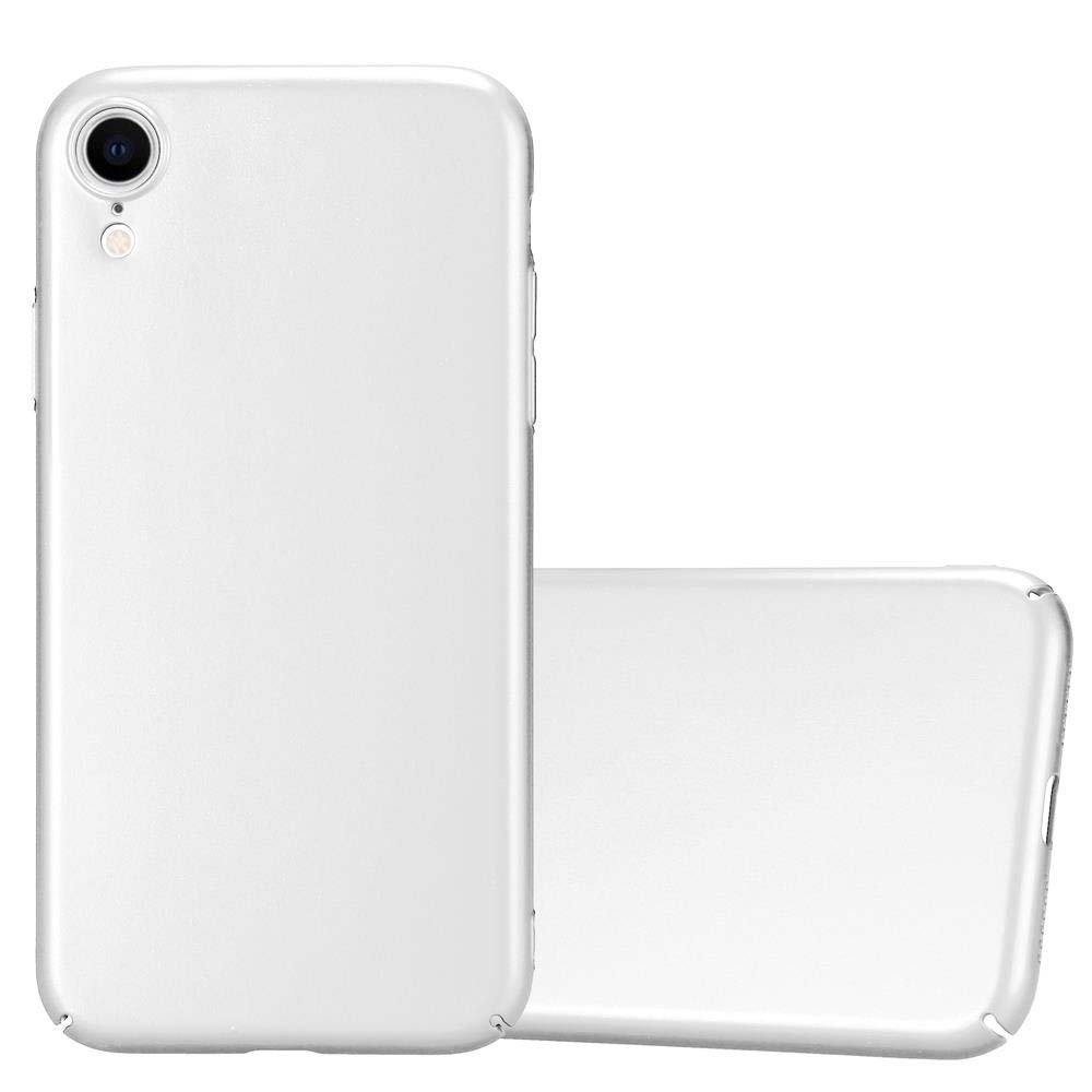 Pokrowiec Do Apple iPhone XR Etui w METAL SREBRNY Hard Case Cover Obudowa Ochronny Cadorabo