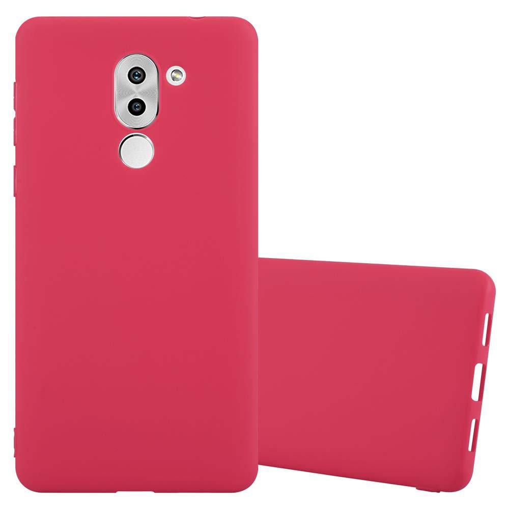 Pokrowiec Do Huawei MATE 9 LITE / GR5 2017 / Honor 6X Etui w CANDY CZERWONY TPU Silikon Obudowa Case Cover Ochronny Plecki Cadorabo