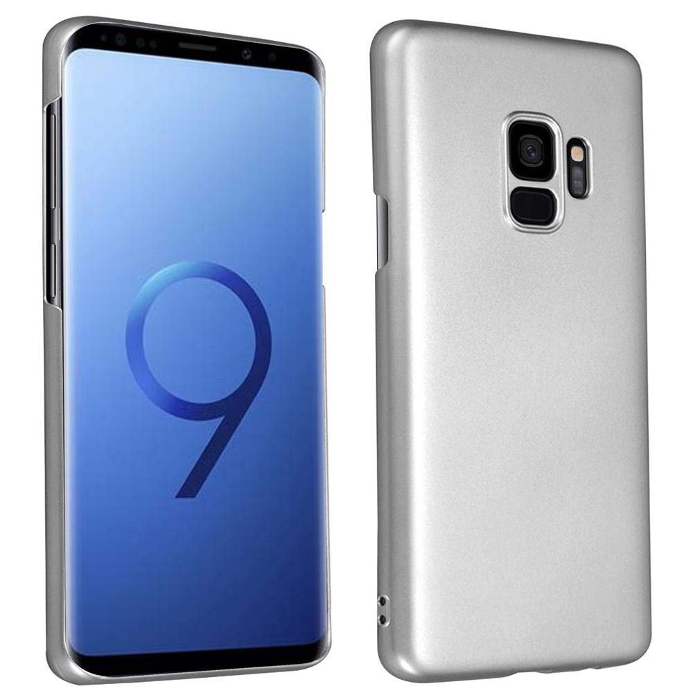 Pokrowiec Do Samsung Galaxy S9 Etui w METAL SREBRNY Hard Case Cover Obudowa Ochronny Cadorabo