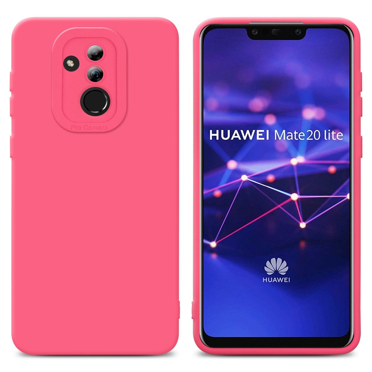 Pokrowiec Etui Do Huawei MATE 20 LITE w FLUID PRĘT TPU Silikonowe Obudowa Ochronny Case Cover Cadorabo