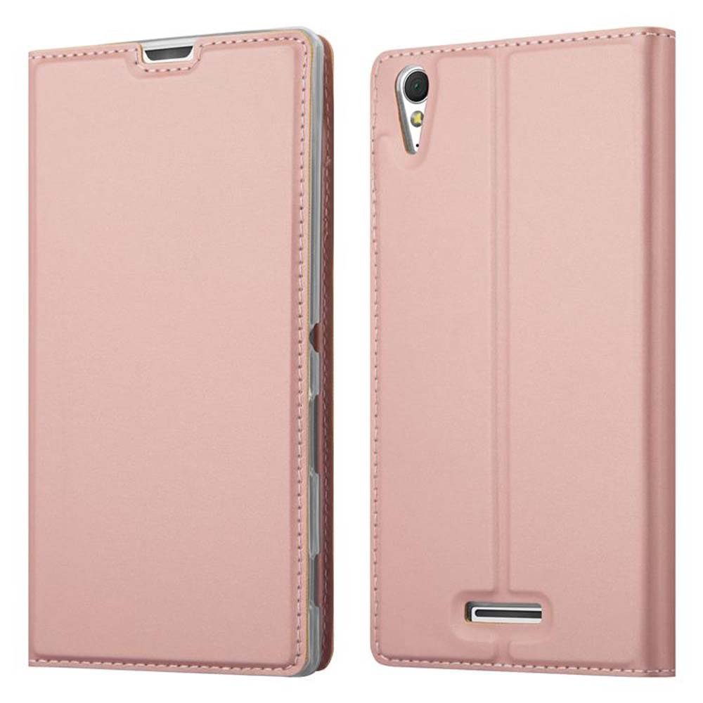 Pokrowiec Ochronny Do Sony Xperia T3 Etui w CLASSY RÓŻOWE ZŁOTO Case Obudowa Ochronny Cover Cadorabo