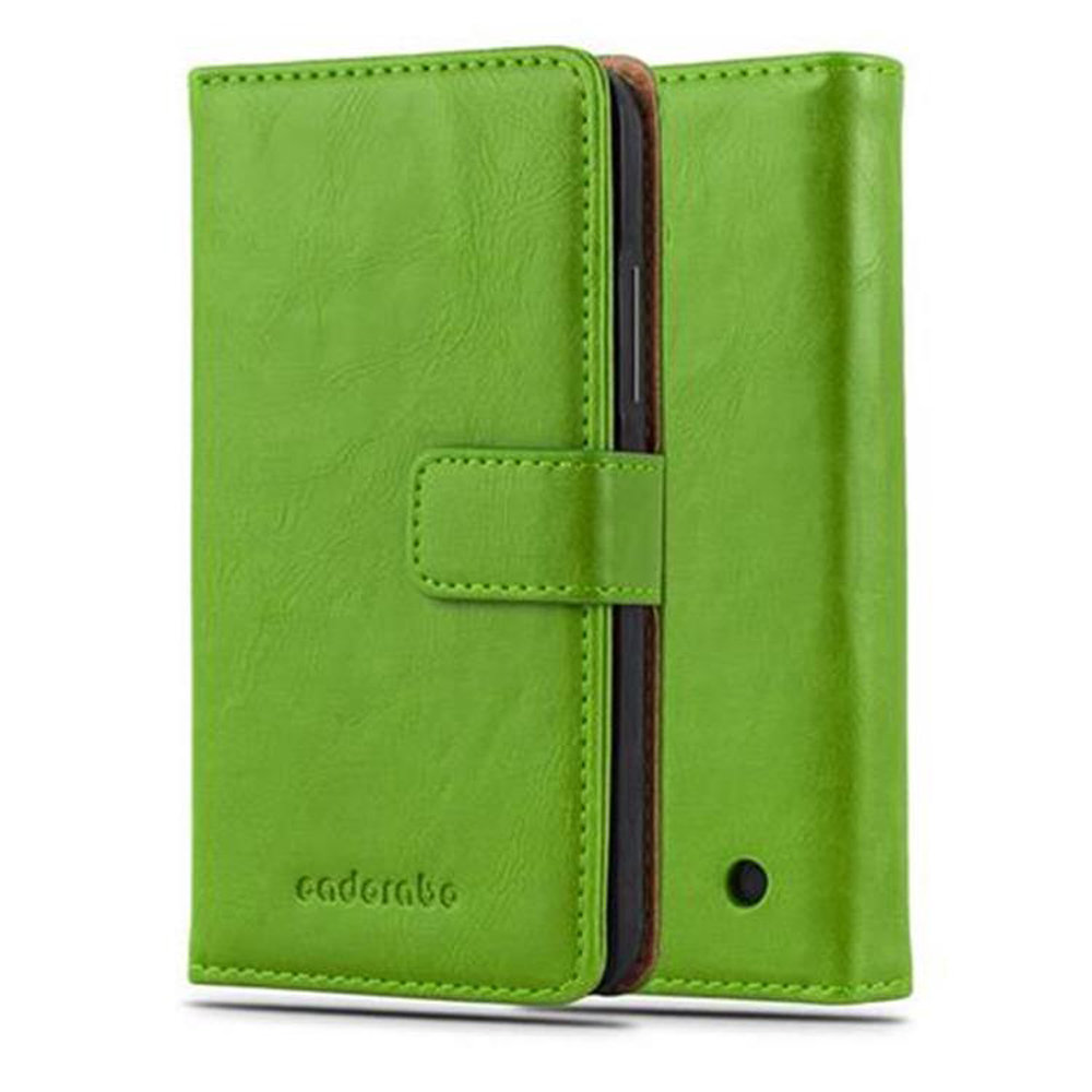 Cadorabo cador Abo  Luxury Book Style etui do Nokia Lumia 640  Case Cover pokrowiec ochronny etui z funkcją stojaka i kieszeń na kartę, Nokia Lumia 640 DE-109454