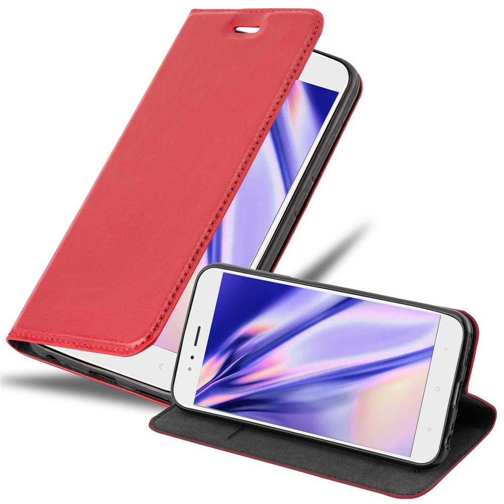 Pokrowiec Do Xiaomi Mi A1 / Mi 5X w CZERWONE JABŁKO Etui Obudowa Ochronny Case Cover Portfel Cadorabo