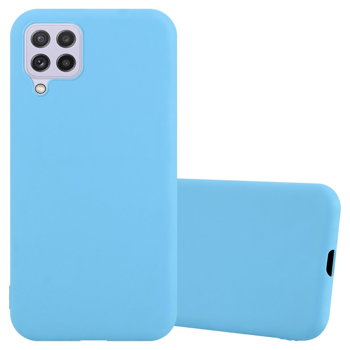 Pokrowiec Do Samsung Galaxy A22 4G / M22 / M32 4G Etui w CANDY NIEBIESKI TPU Silikon Obudowa Case Cover Ochronny Plecki Cadorabo